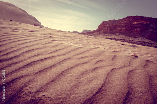 Sand dunes in Valle de la Luna  San Pedro de Atacama  Chile