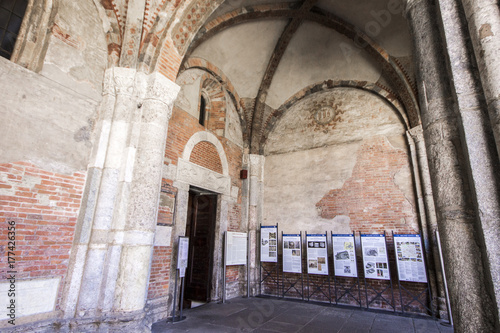 The Basilica of Sant Ambrogio, one of the most ancient churches in Milan photo