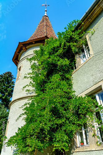 Beregvar Castle is a romantic residence of the Schonborn counts photo