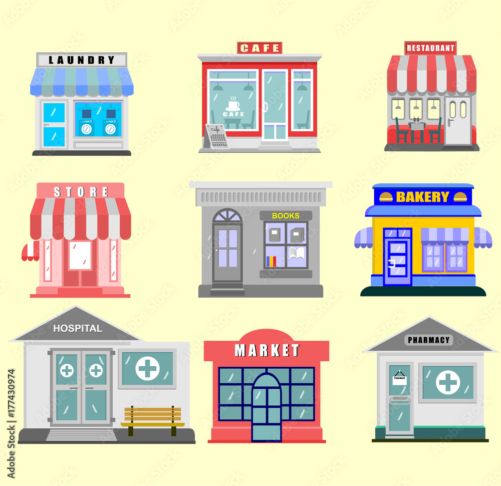 building, architecture, store building, architecture, store