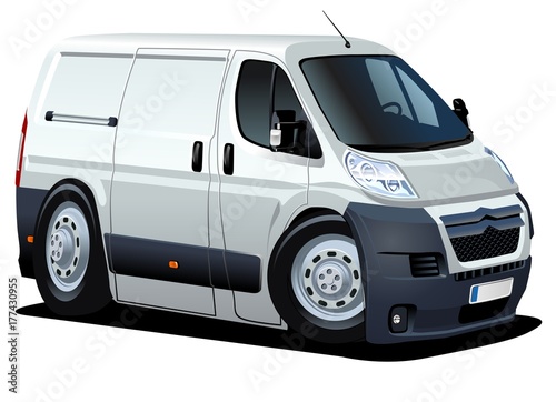 Cartoon van
