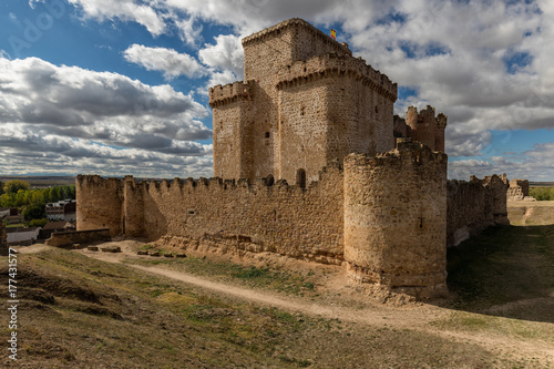 The Castle of Turegano is an ancient fortress located in the town of Turegano in the province of Segovia. Spain. photo