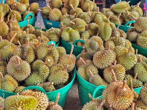 Fotografia Durian in the market