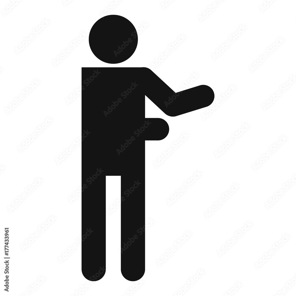 Stick figure stickman icon pictogram vector simple Stick figure stickman icon pictogram vector simple