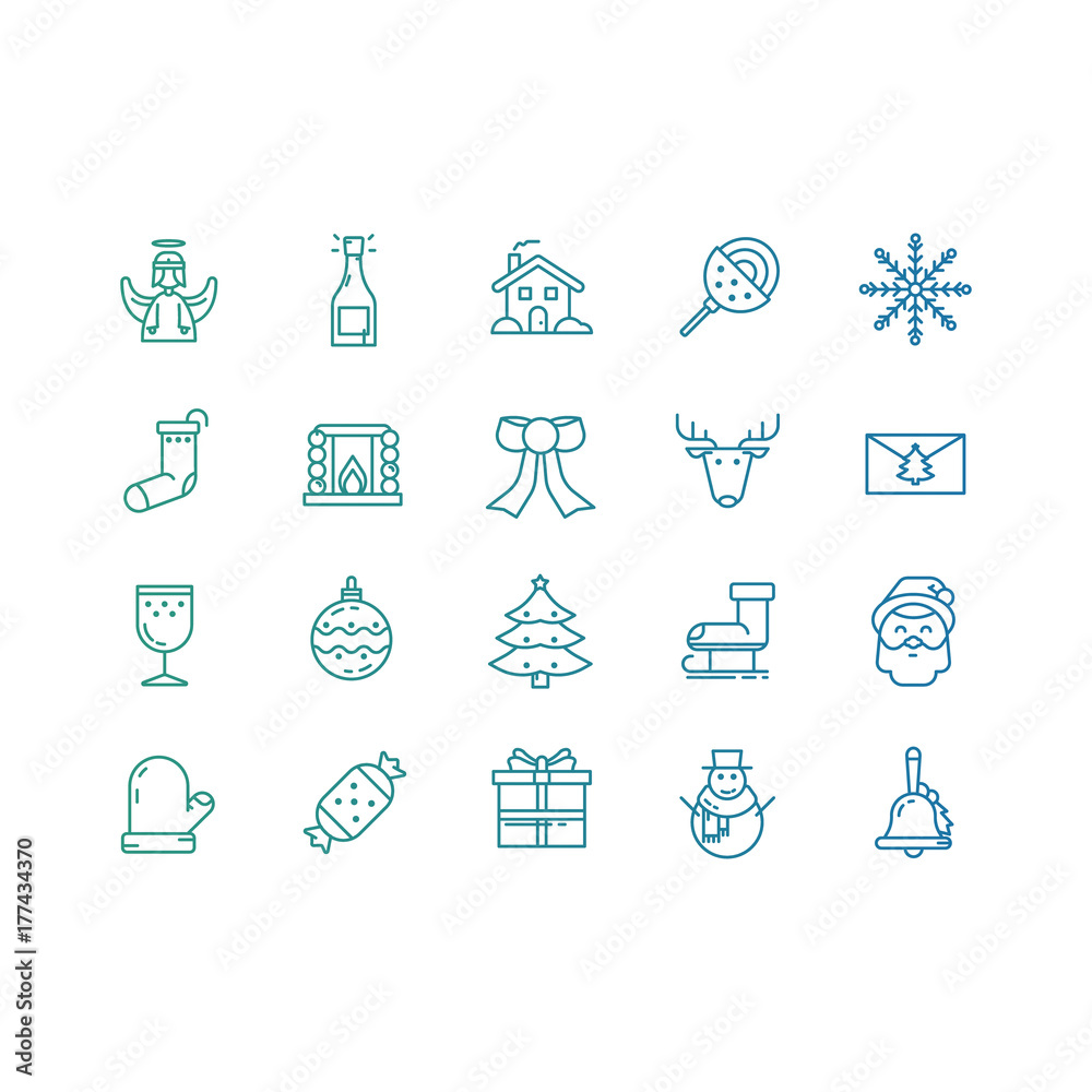 Christmas Icon Set Christmas Icon Set