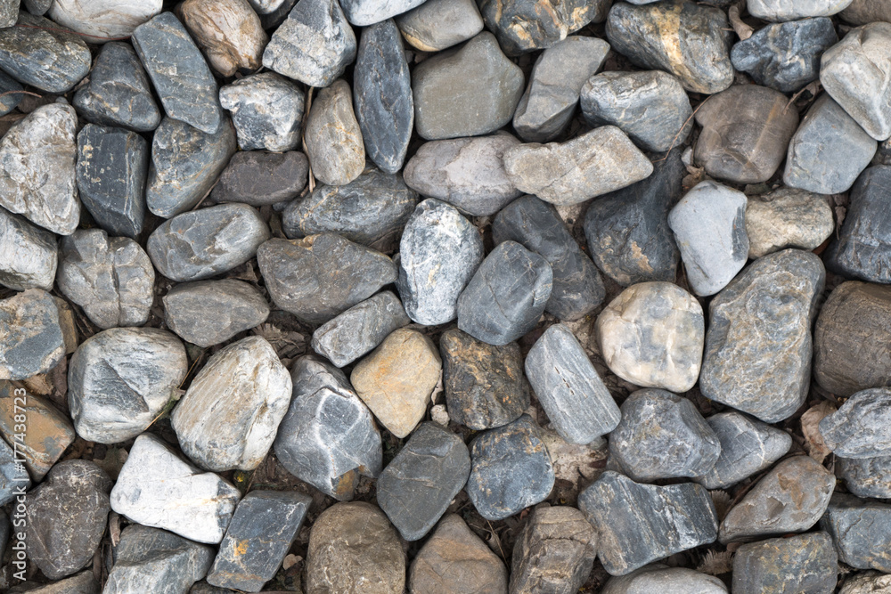 Abstract pebble gravel stone at the beach use for background ready for add text or graphic Abstract pebble gravel stone at the beach use for background ready for add text or graphic
