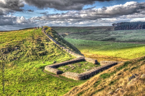 Fototapeta Castle Nick - Hadrian Wall