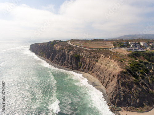 Aerial view of Dana Point, California