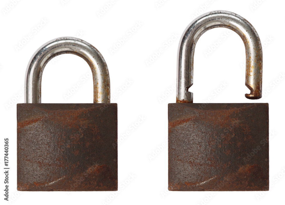 Fototapeta premium Rusty Padlock