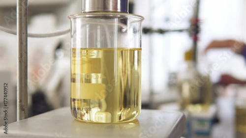 Research of sunflower oil in the laboratory
