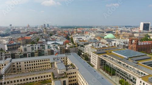Aerial view of Berlin skyline  Germany