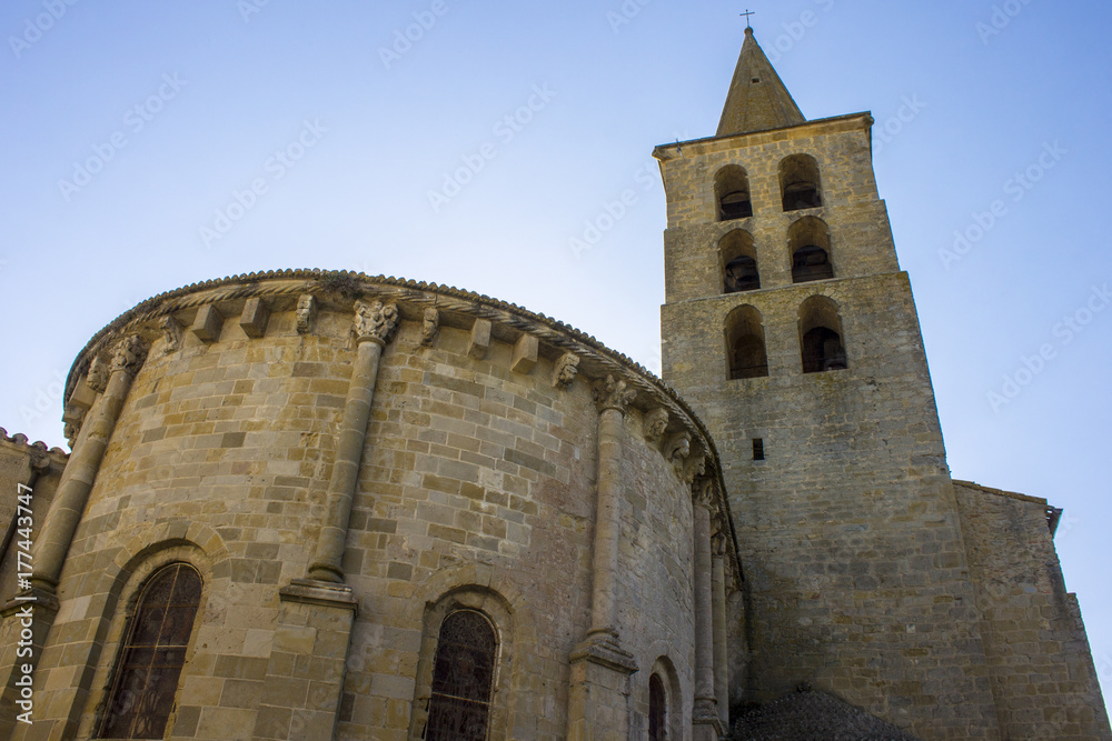 The Abbey of Saint-Papoul, a former roman catholic cathedral in Southern France