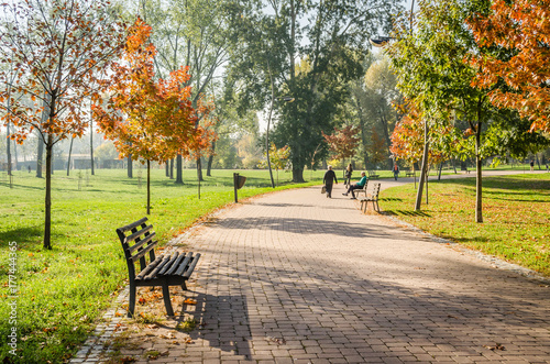 City Park Novi Sad in autumn colors  © caocao191