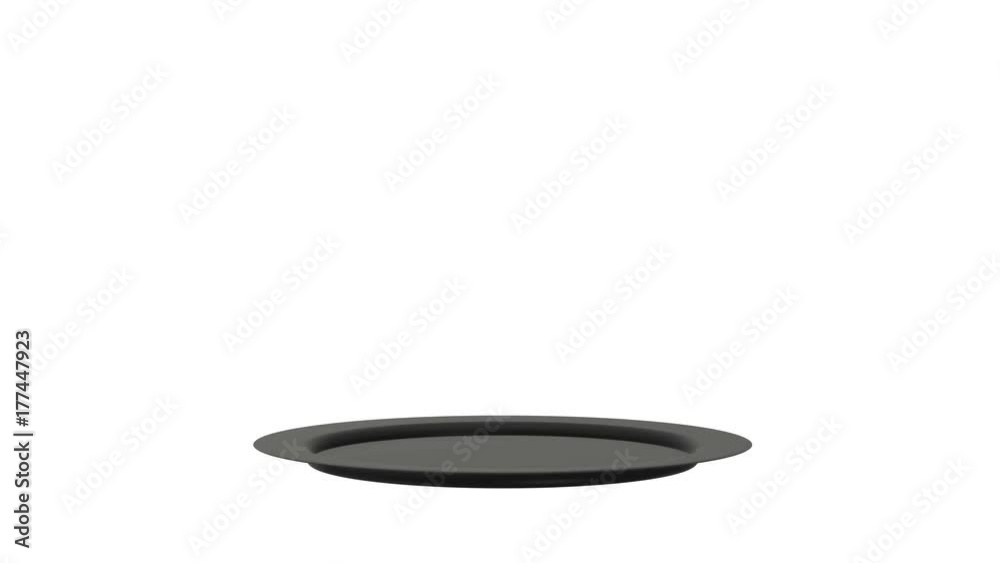 Restaurant cloche on plate open. Motion Animation. Video available in 4K FullHD and HD render footage Restaurant cloche on plate open. Motion Animation. Video available in 4K FullHD and HD render footage