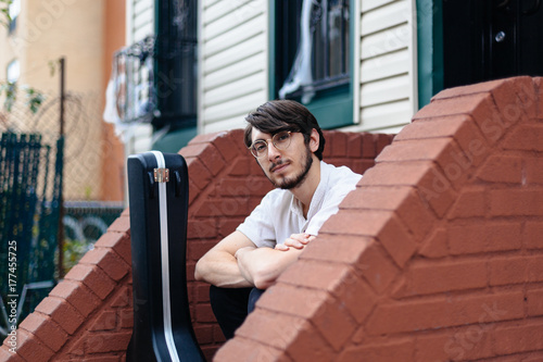 Portrait of a musician photo