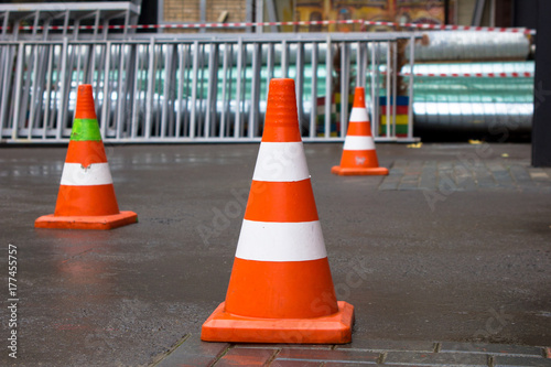 Road restrictions signs