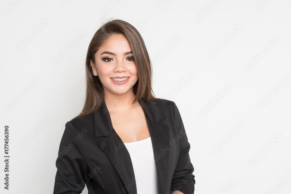 Businesswoman on White Background Businesswoman on White Background