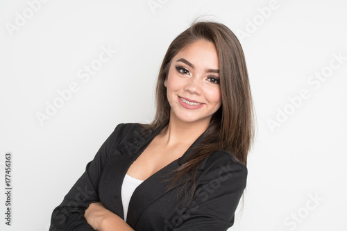 Businesswoman on White Background