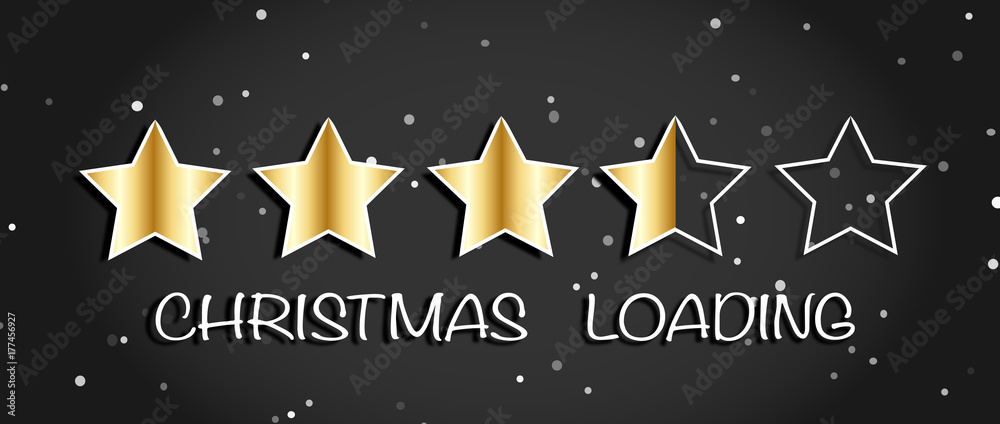 Naklejka premium Christmas Loading