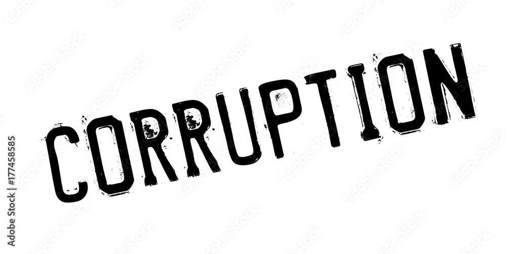 Corruption rubber stamp. Grunge design with dust scratches. Effects can be easily removed for a clean, crisp look. Color is easily changed. Corruption rubber stamp. Grunge design with dust scratches. Effects can be easily removed for a clean, crisp look. Color is easily changed.