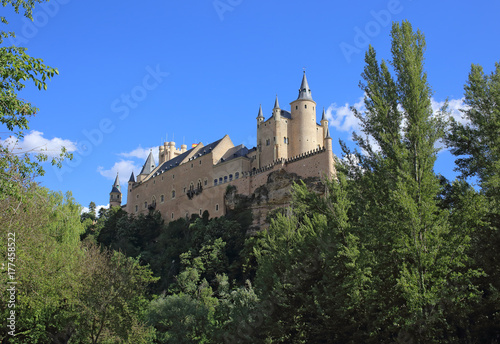 Segovia  Spain. The Alcazar of Segovia. Castilla y Leon