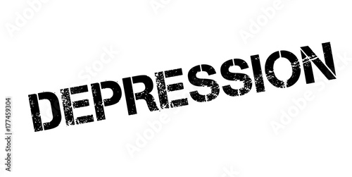 Depression rubber stamp. Grunge design with dust scratches. Effects can be easily removed for a clean, crisp look. Color is easily changed.