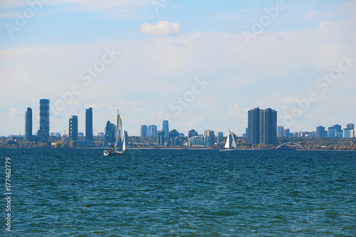 Skyline and Sailboat