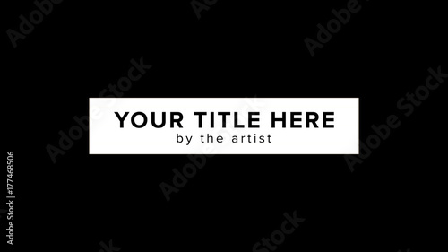 Colorful Reveal Title