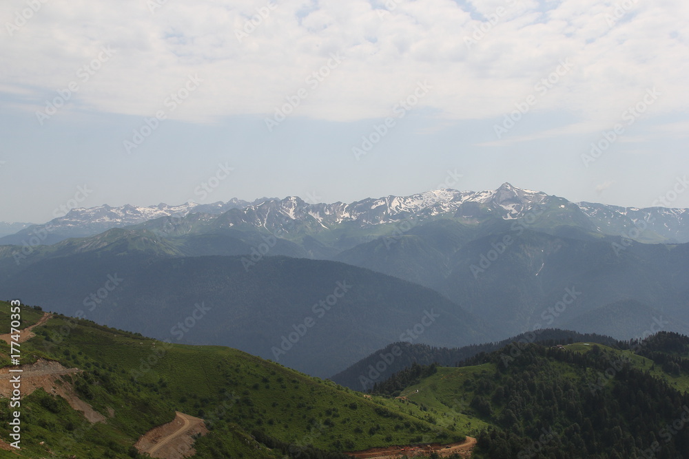 Mountain in Kaukasus, Red Valley, 2017