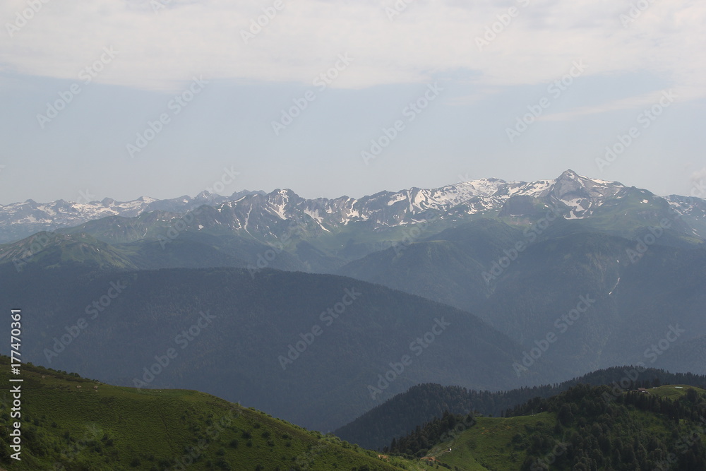 Mountain in Kaukasus, Red Valley, 2017