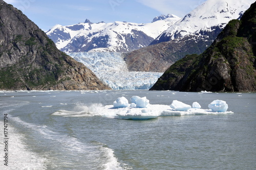 Glacier in Tracy Arm Fjord, Alaska, USA