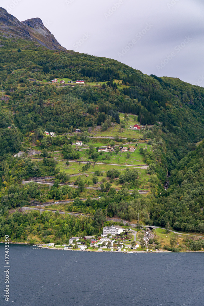 On the way to Geiranger in Norway