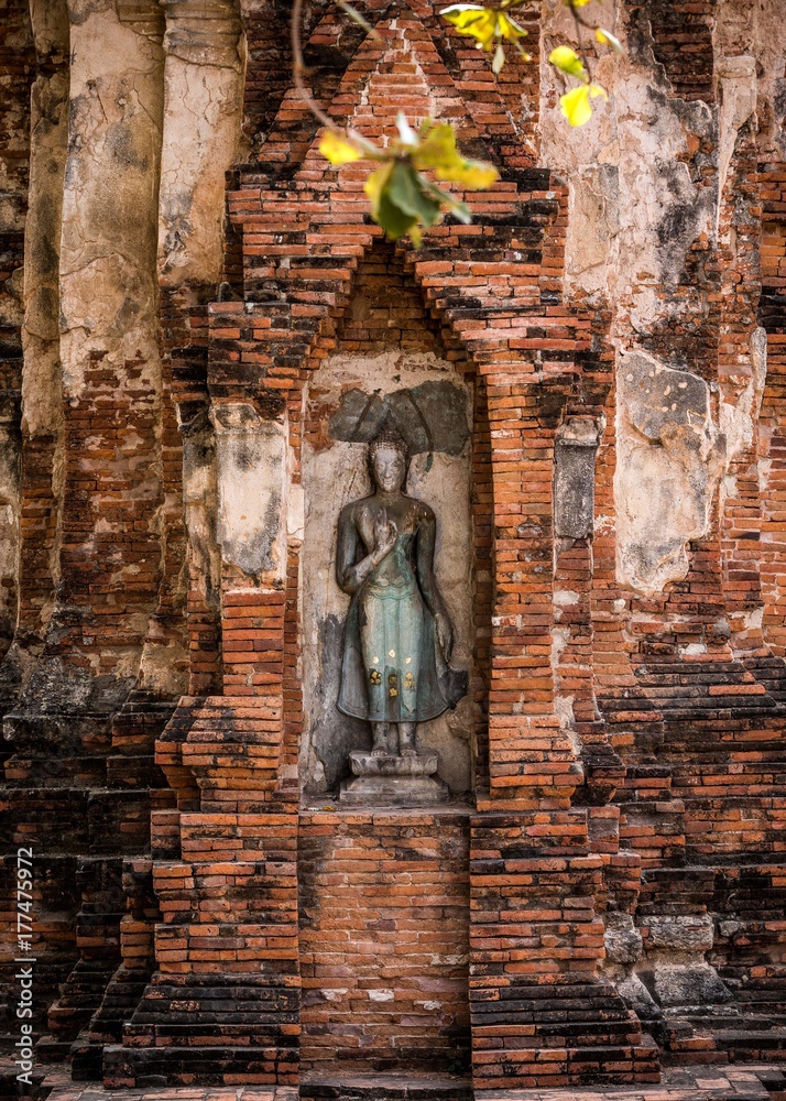 Ayutthaya Wat Mahathat Buddha