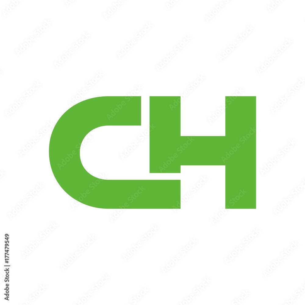ch logo initial letter design template vector ch logo initial letter design template vector