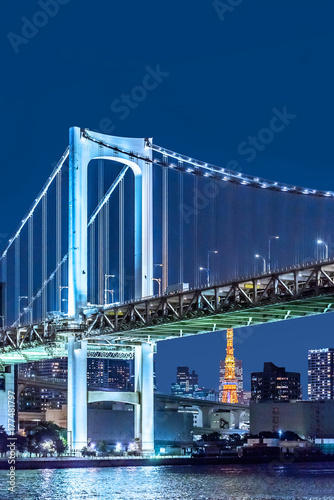 Fototapeta Naklejka Na Ścianę i Meble -  東京の夜景
