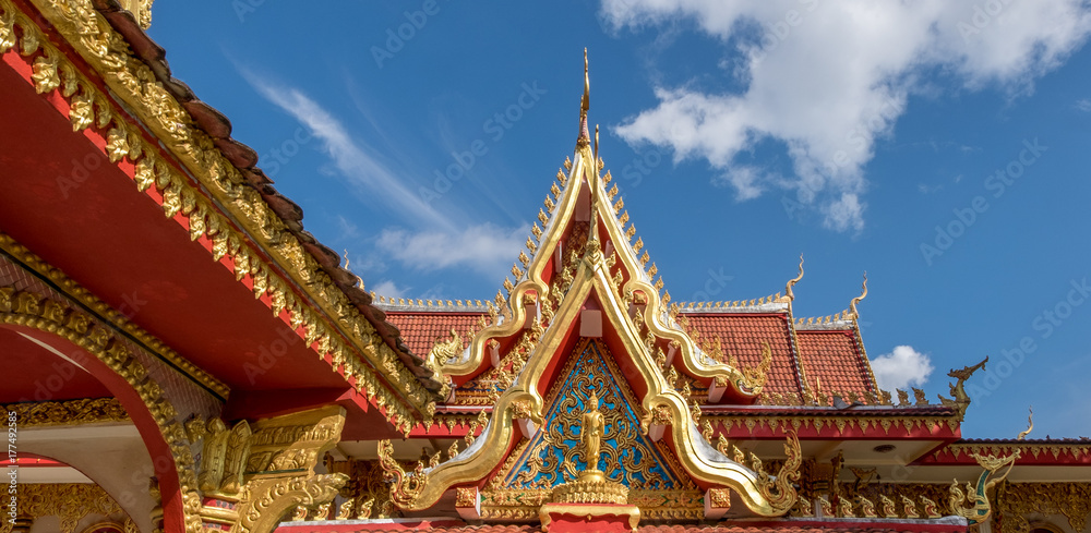 Buddhist temple in Vientiane Laos
