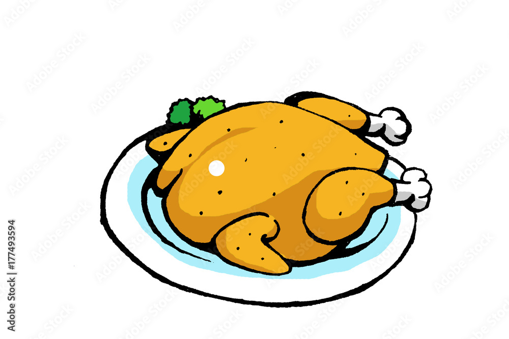 ローストチキン Stock イラスト Adobe Stock
