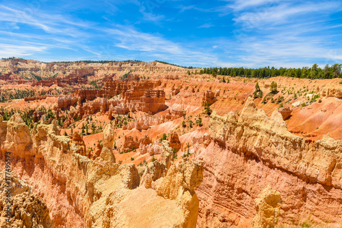 Beautiful view of Bryce Canyon at Sunrise Point, Bryce Canyon National Park, Utah, United States