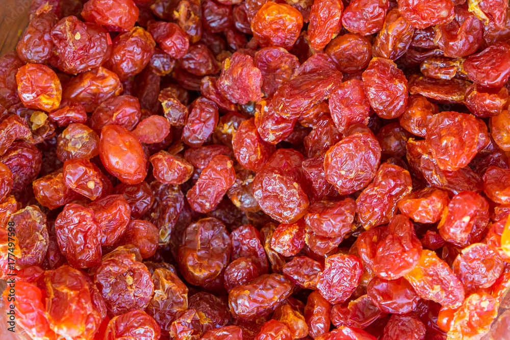 Dried tomatoes abstract background. Dry tomato Dried tomatoes abstract background. Dry tomato