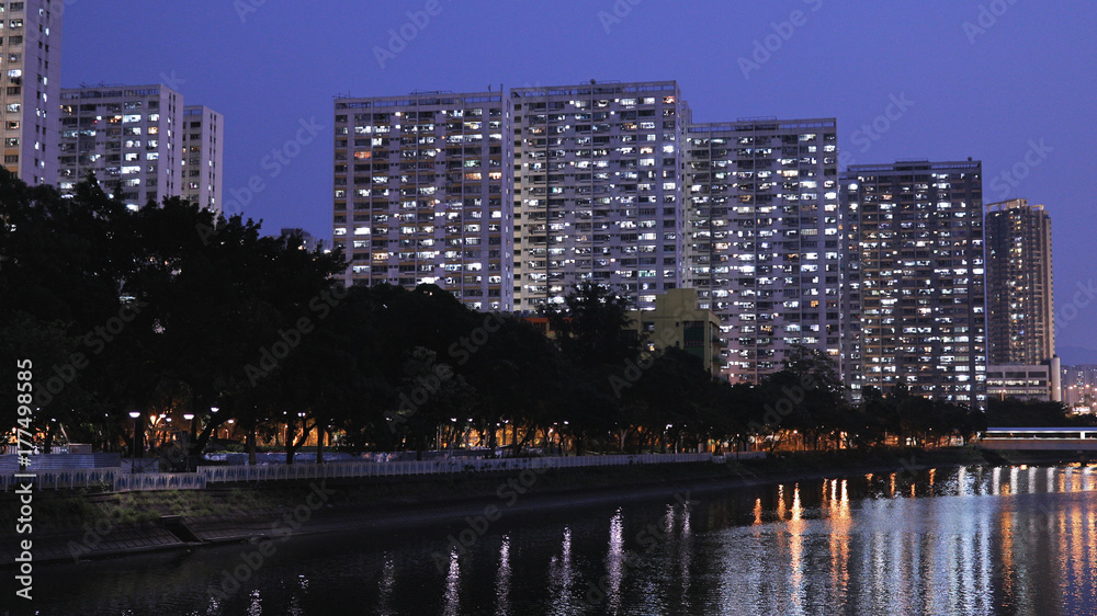 Fototapeta premium Hong Kong public housing building
