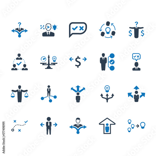 Business Decision Making Icon © bismillah_bd