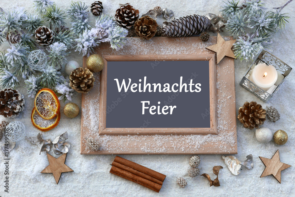 Weihnachtsfeier StockFoto Adobe Stock