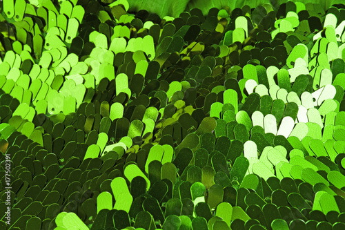 Green sequin sequins texture pattern metal metallic