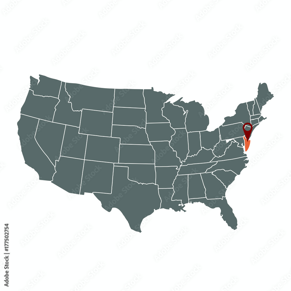 USA-maryland-map-vector