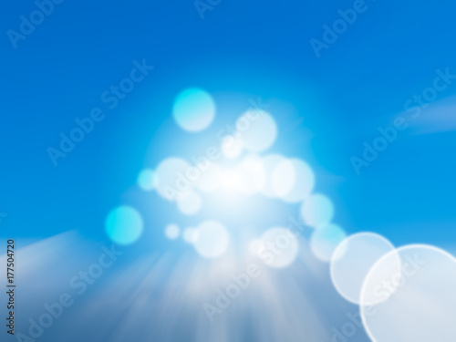 abstract bright circle shapes on a colorful gradient background