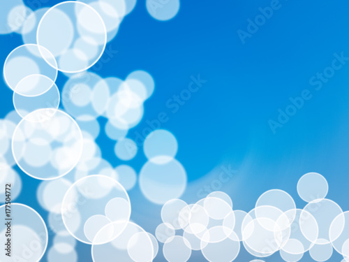 abstract bright circle shapes on a colorful gradient background