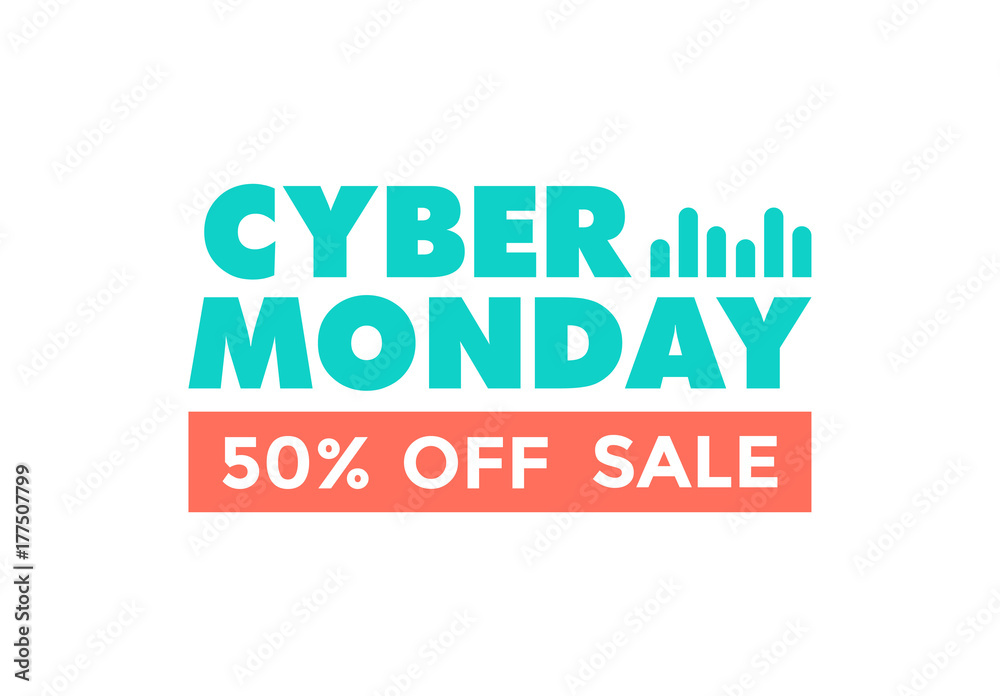 cyber monday sale banner for website promotion