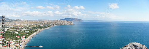 View of the city of Sudak, Crimea