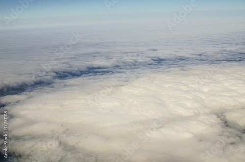 nubes desde el cielo