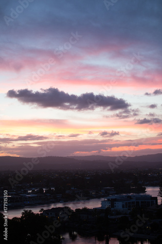 Sunset in Gold Coast © Digiwiz.se